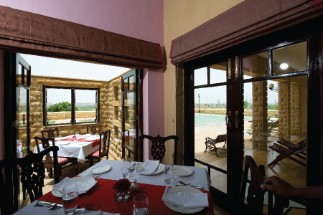 Poolside Restaurant in Jaisalmer at Taj Hotels