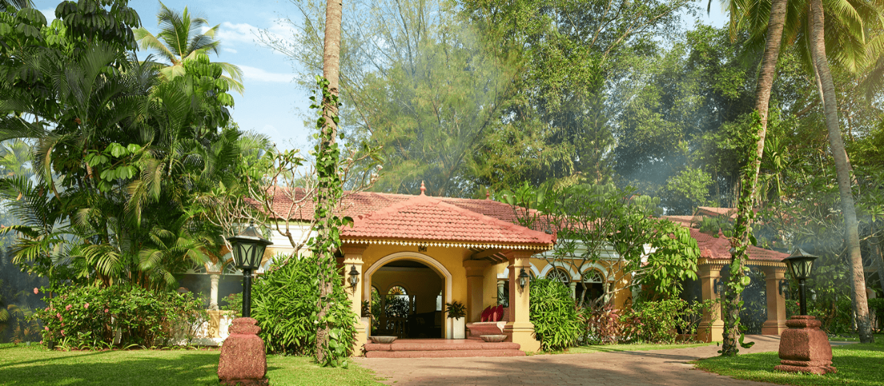 FaÃ§ade View of Luxury Villa in Goa at Taj Holiday Village Resort & Spa, Goa